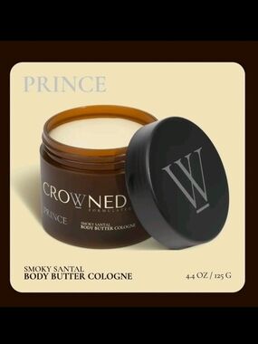 Crowned Skin Prince Smoky Santal Body Butter Cologne Men’s Fragrance
